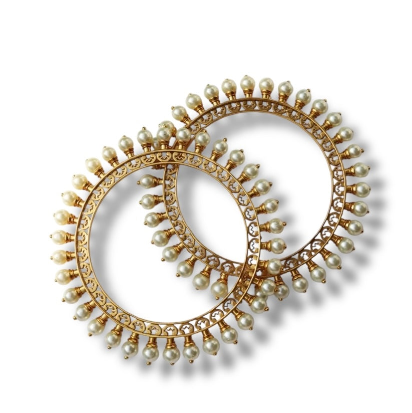 PEARL PACHELI BANGLE - SET OF 2