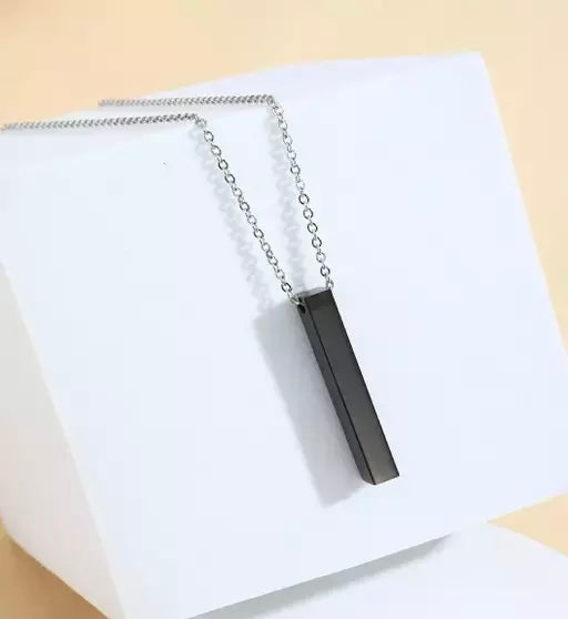 RECTANGUALR BAR PENDANT CHAIN - House Of Shikha