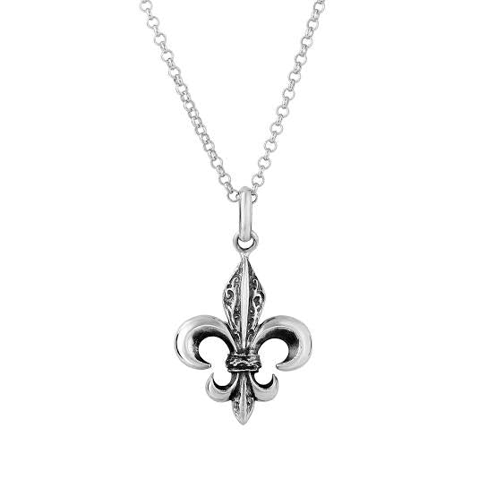 FLEUR DE LIS PENDANT CHAIN – House Of Shikha