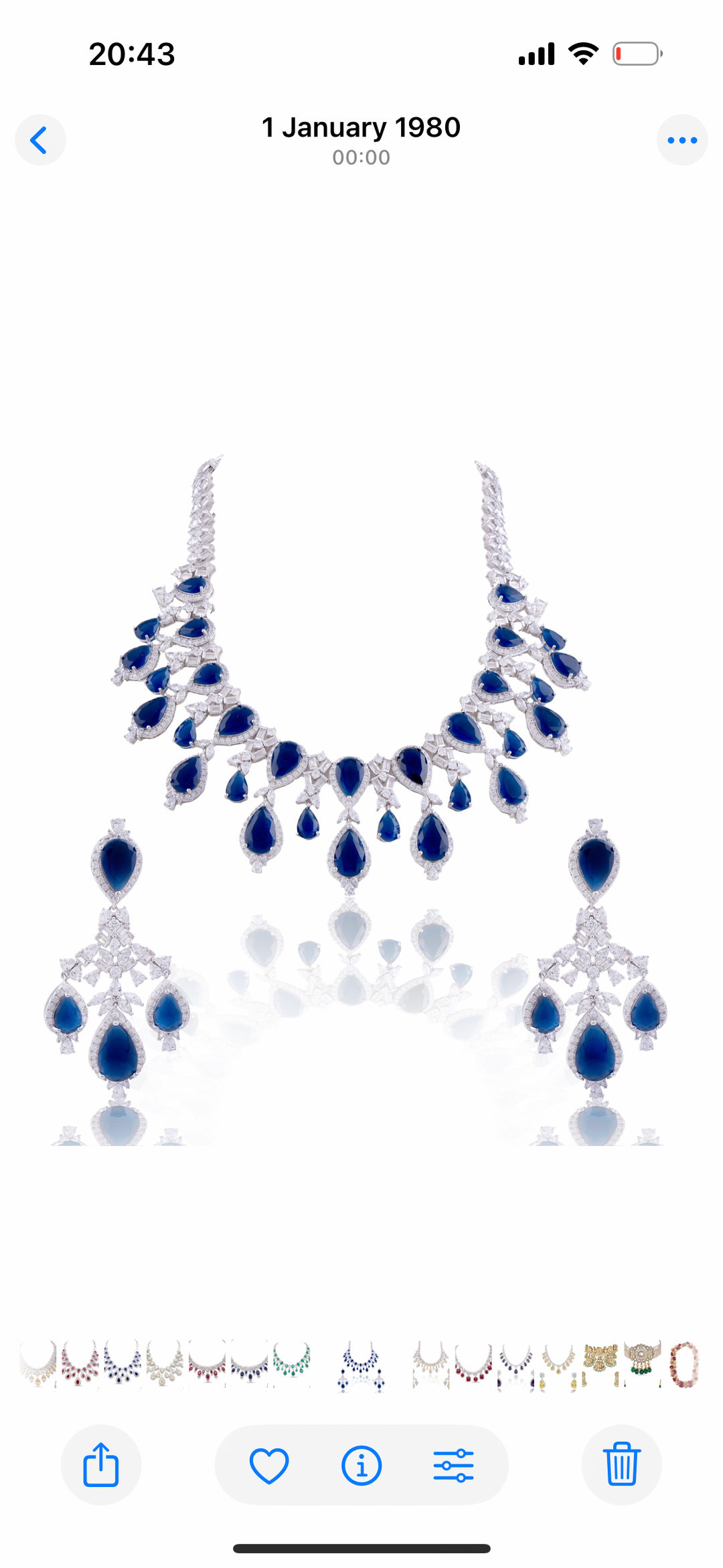 PREETIJ - CZ NECKLACE SET