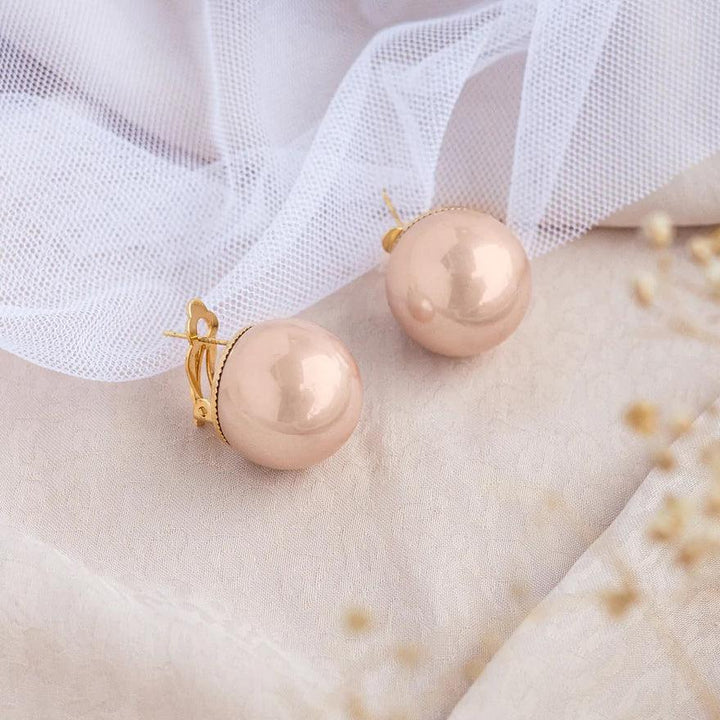 20MM PEARL EARRINGS WITH CLIP - House Of Shikha