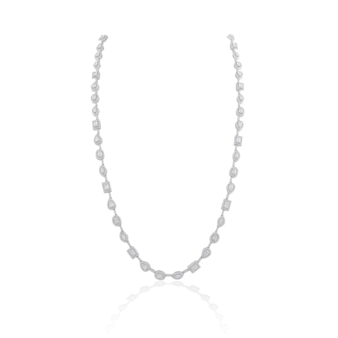 LAYKAL CUBIC ZIRCONIA CHAIN - House Of Shikha