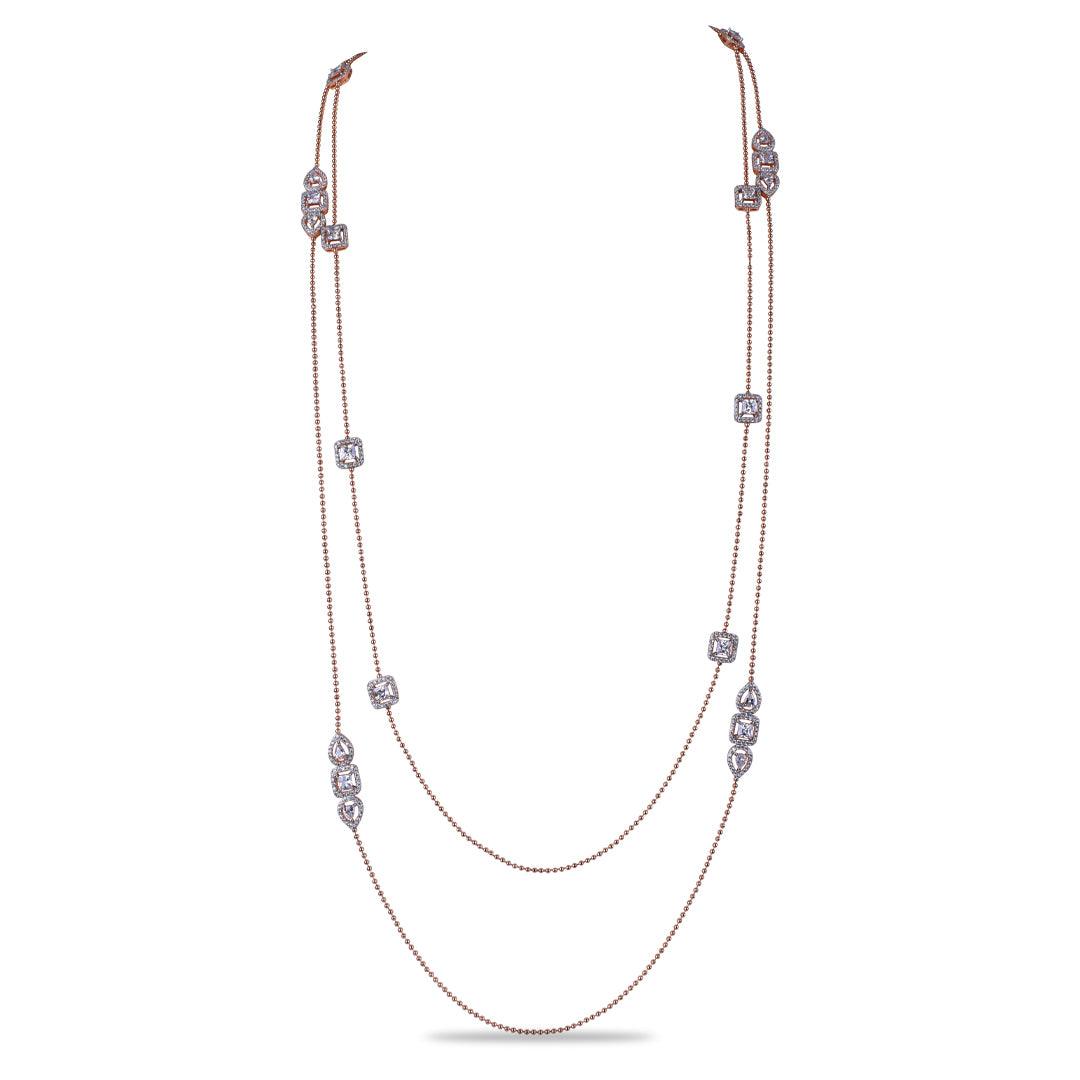 MADALYN CUBIC ZIRCONIA CHAIN - House Of Shikha