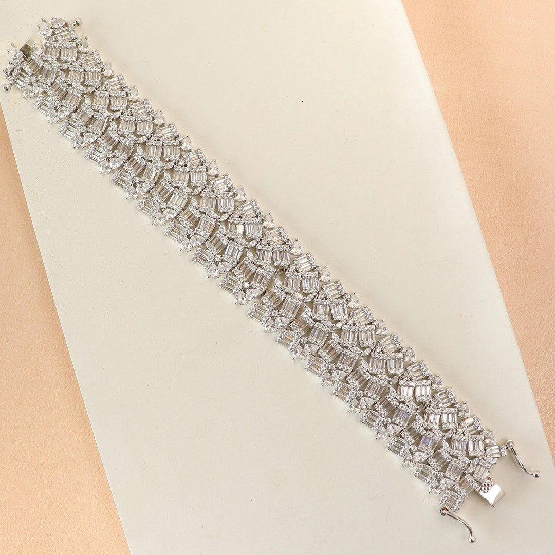 BAILEY - CUBIC ZIRCONIA BRACELET - House Of Shikha