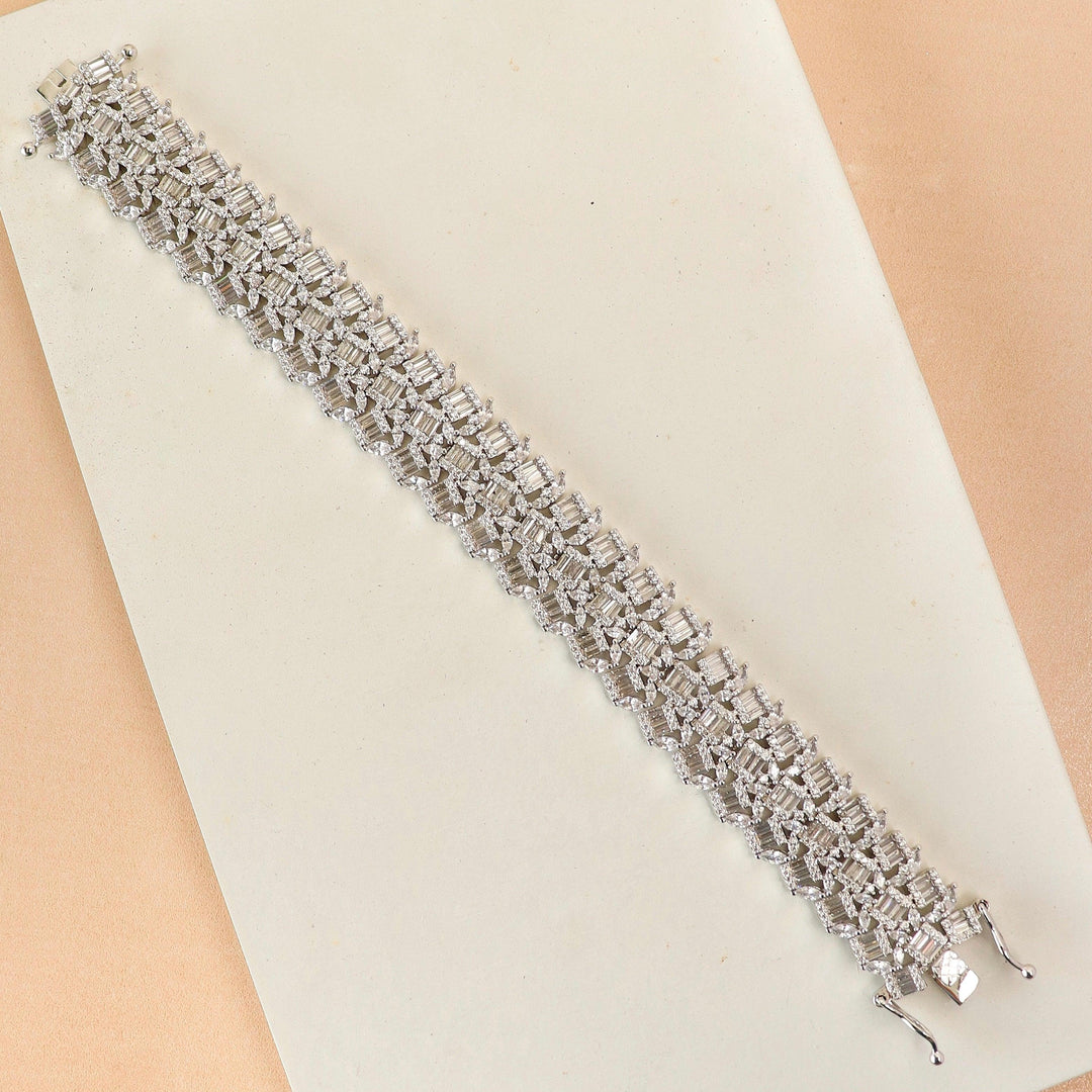 BAILEY (S) - CUBIC ZIRCONIA BRACELET - House Of Shikha