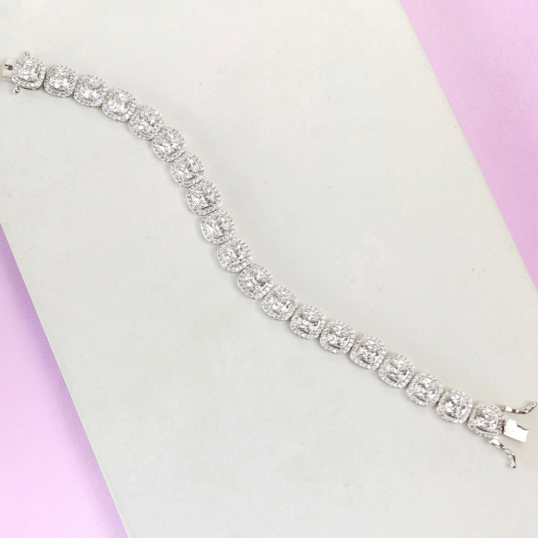 HADLEY - CUBIC ZIRCONIA BRACELET - House Of Shikha