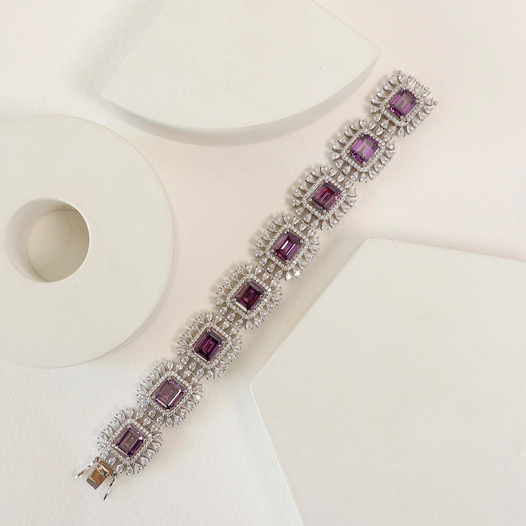 RIVEAR - CUBIC ZIRCONIA BRACELET - House Of Shikha