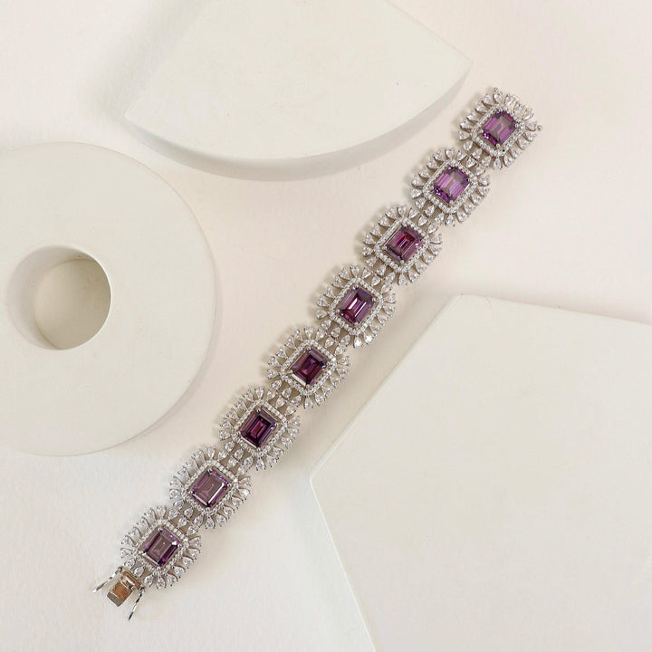 RIVEAR - CUBIC ZIRCONIA BRACELET - House Of Shikha