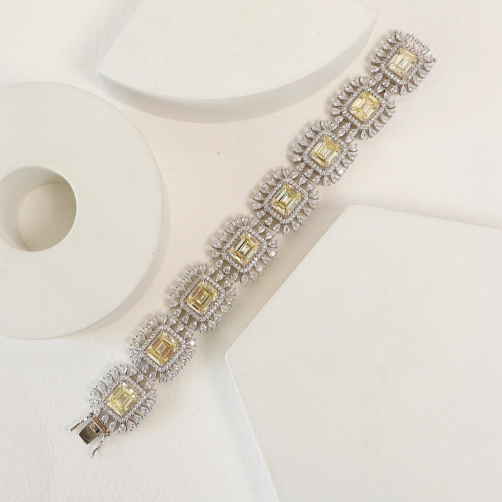 RIVEAR - CUBIC ZIRCONIA BRACELET - House Of Shikha