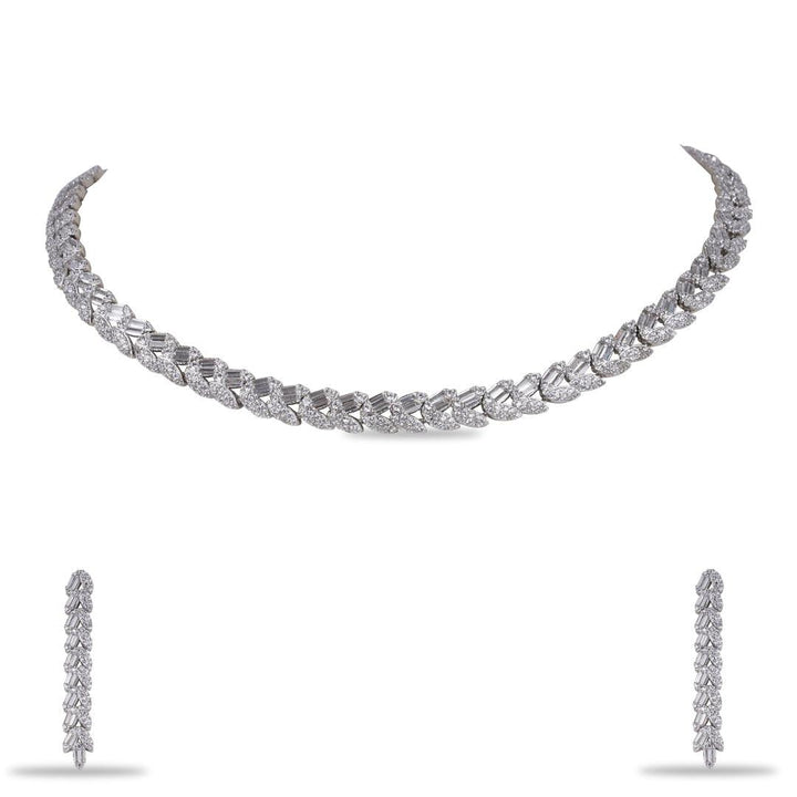 KALKII ZIRCONIA CHOKER - House Of Shikha