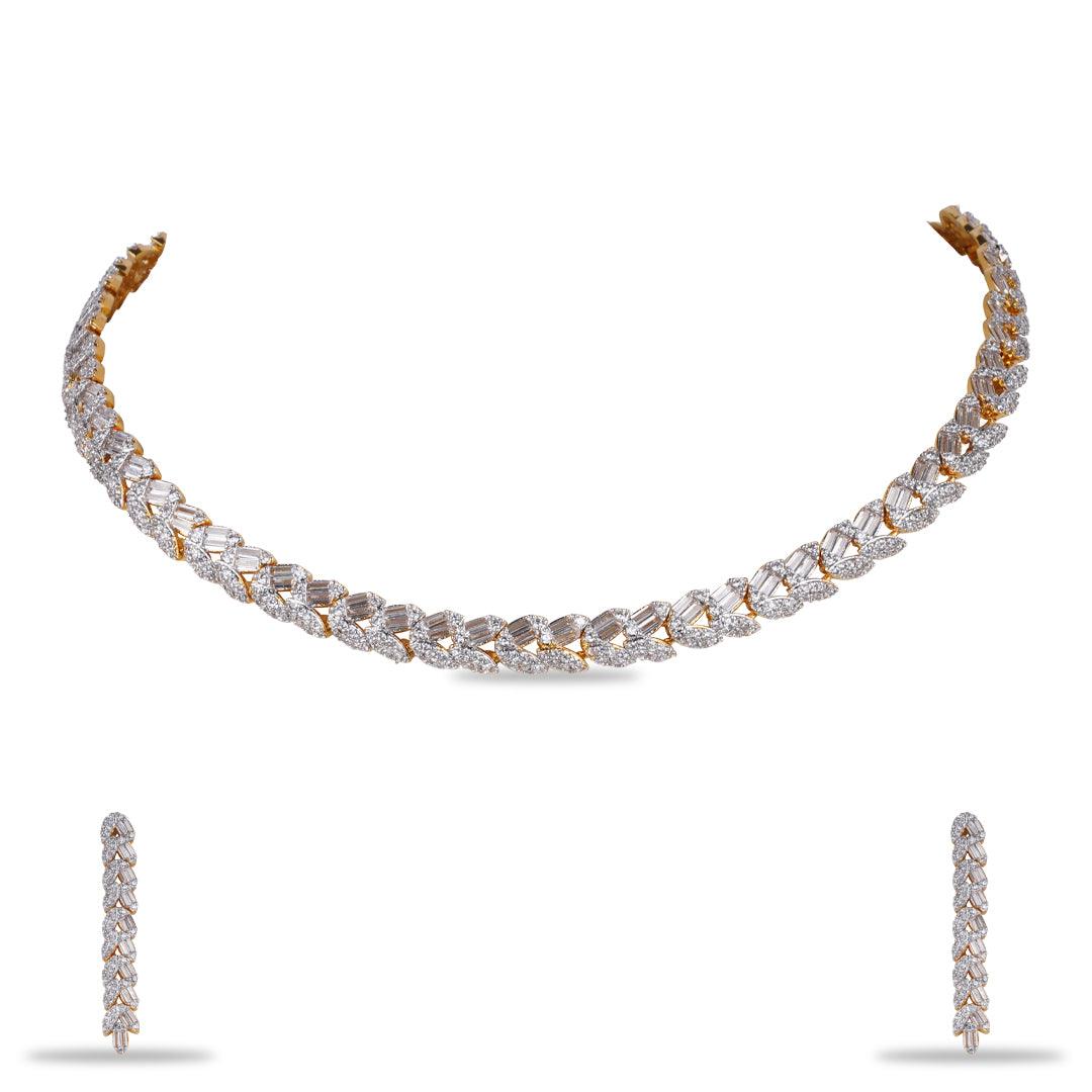 KALKII ZIRCONIA CHOKER - House Of Shikha