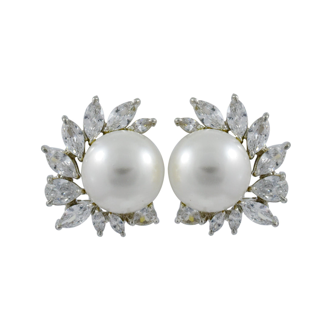 HARRY - PEARL STUD EARRINGS - House Of Shikha