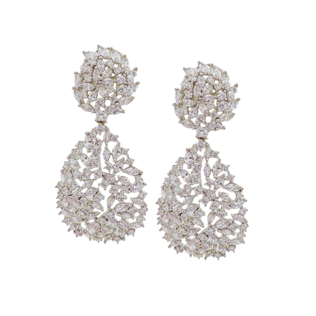 NIDHI - CZ DANGLER EARRINGS - House Of Shikha