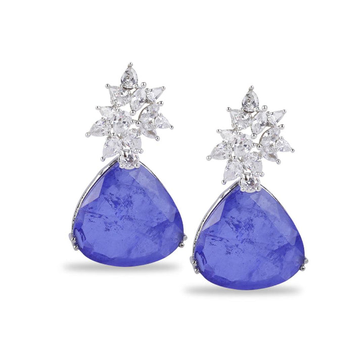 REBA - CZ EARRINGS - House Of Shikha