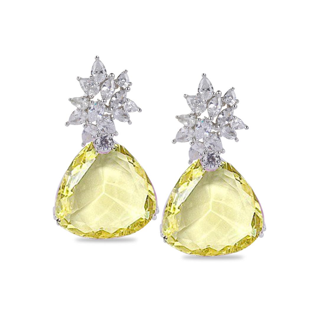 REBA - CZ EARRINGS - House Of Shikha