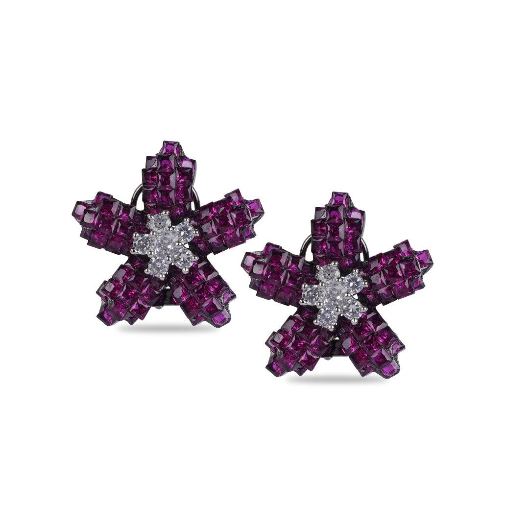 VAANI MINI CZ EARRINGS - House Of Shikha