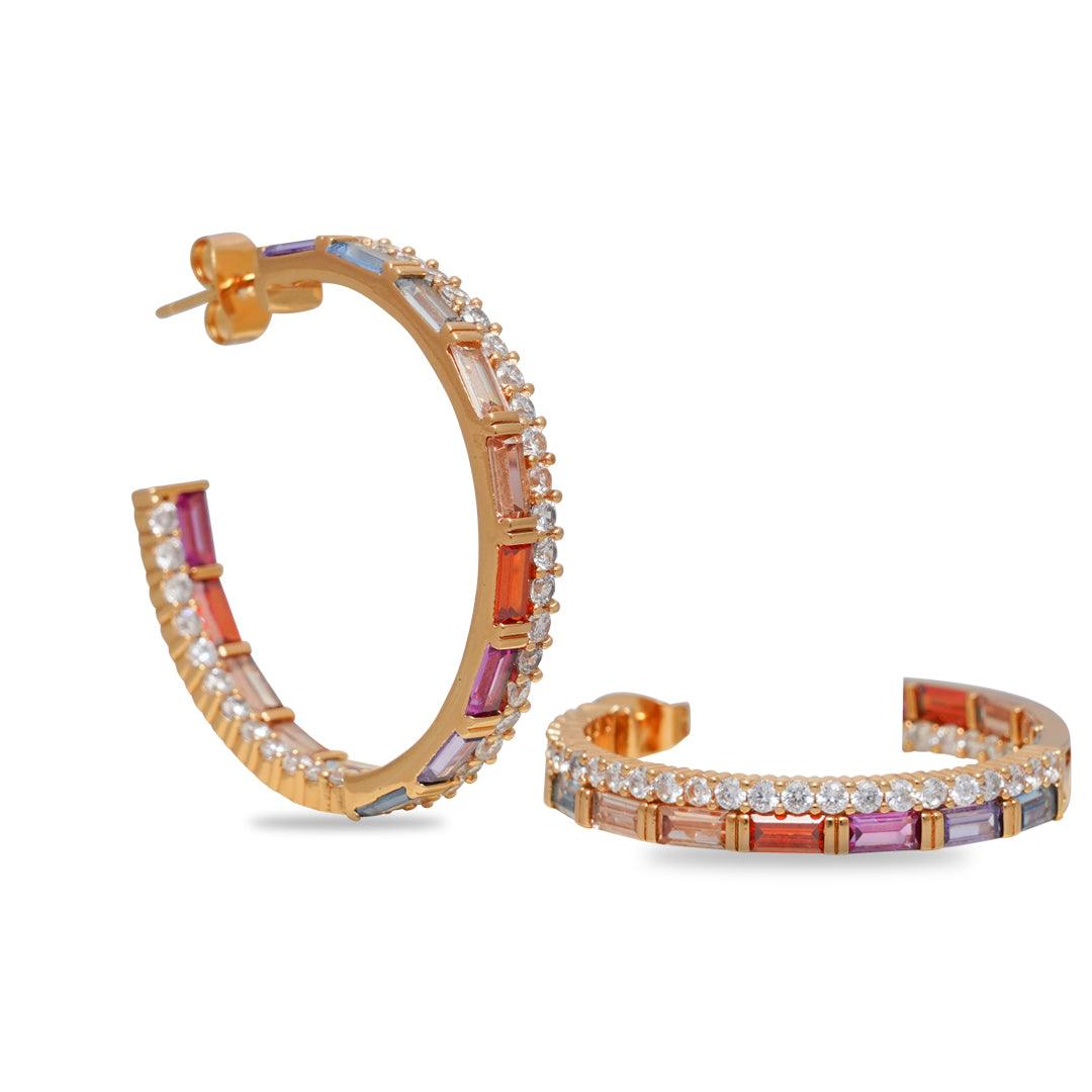 AIYLA - MULTI HOOP EARRINGS - House Of Shikha