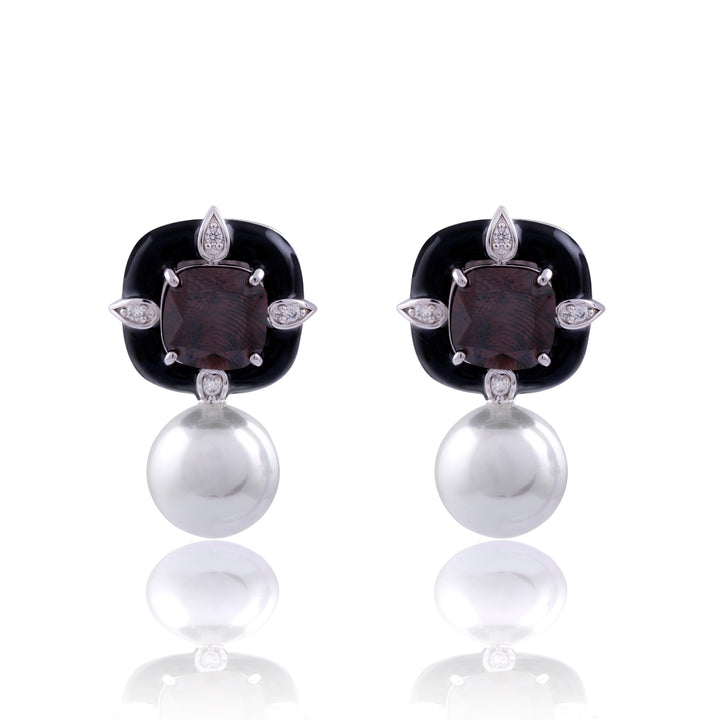 SHAUN - CZ EARRINGS - House Of Shikha