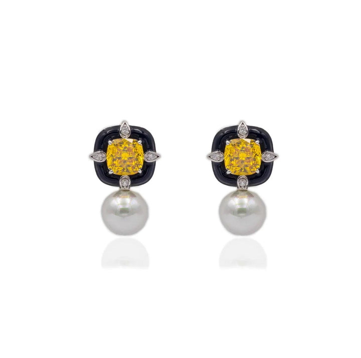 SHAUN - CZ EARRINGS - House Of Shikha