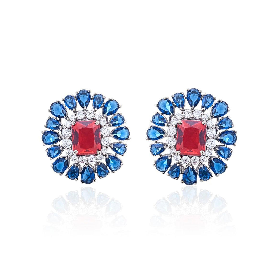 COLORBLOCK - CZ EARRINGS - House Of Shikha