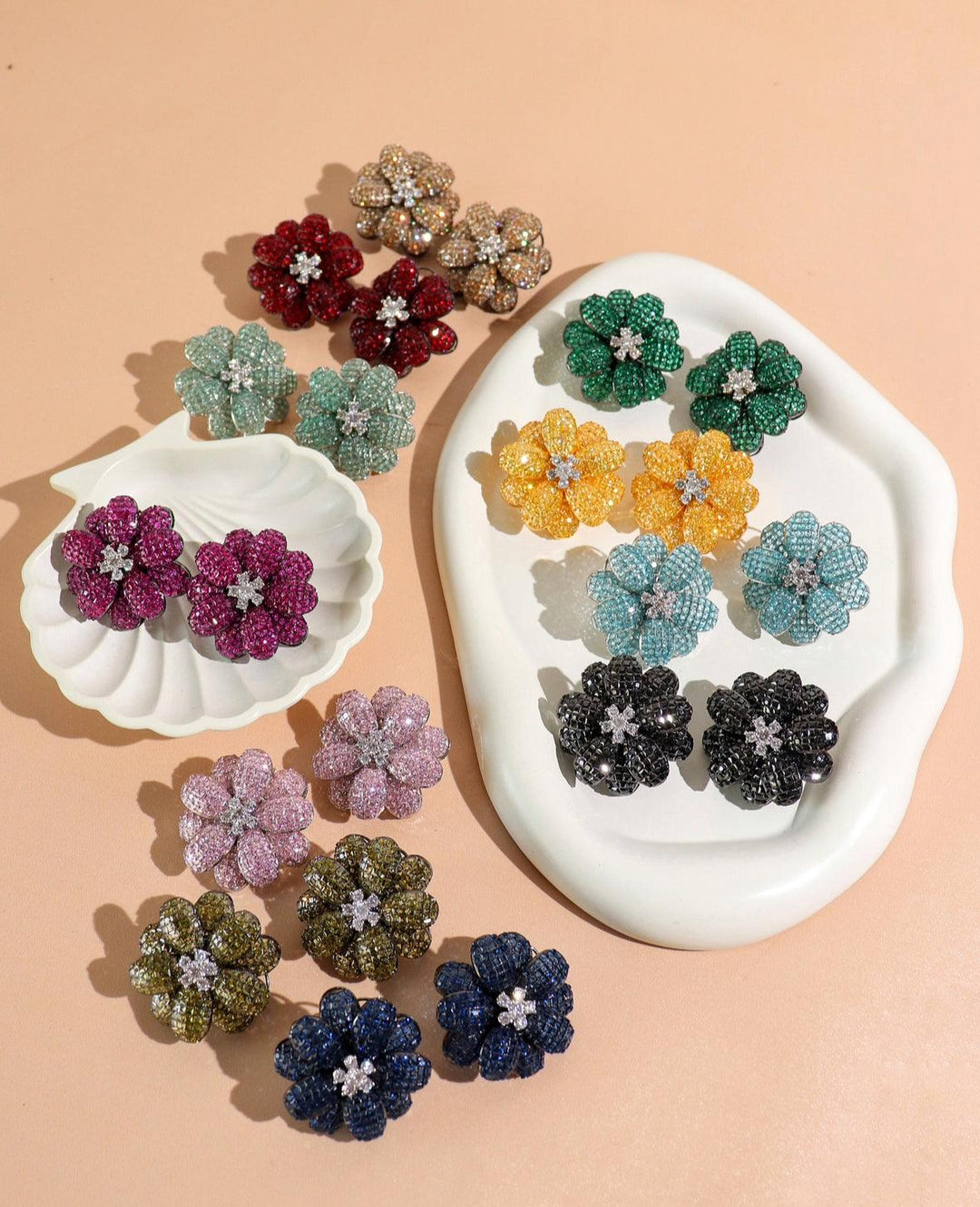 BLOOM 2.0 - FLOWER EARRINGS - House Of Shikha