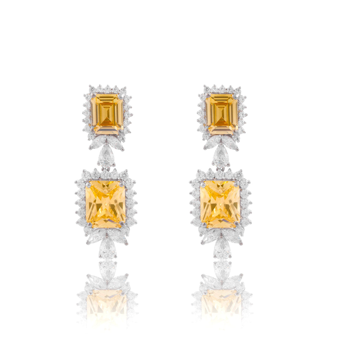 HANUT MARQUISE DROP EARRINGS - House Of Shikha