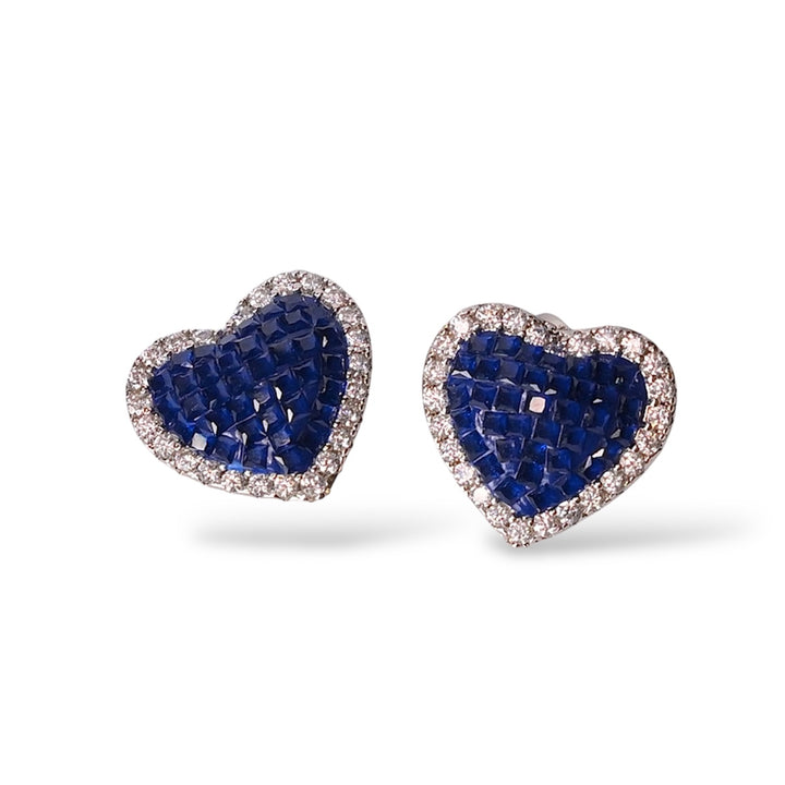 COLOR HEARTS STUDS