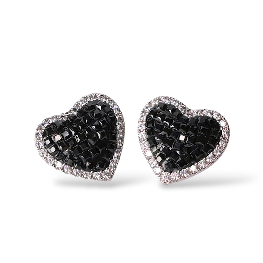 COLOR HEARTS STUDS