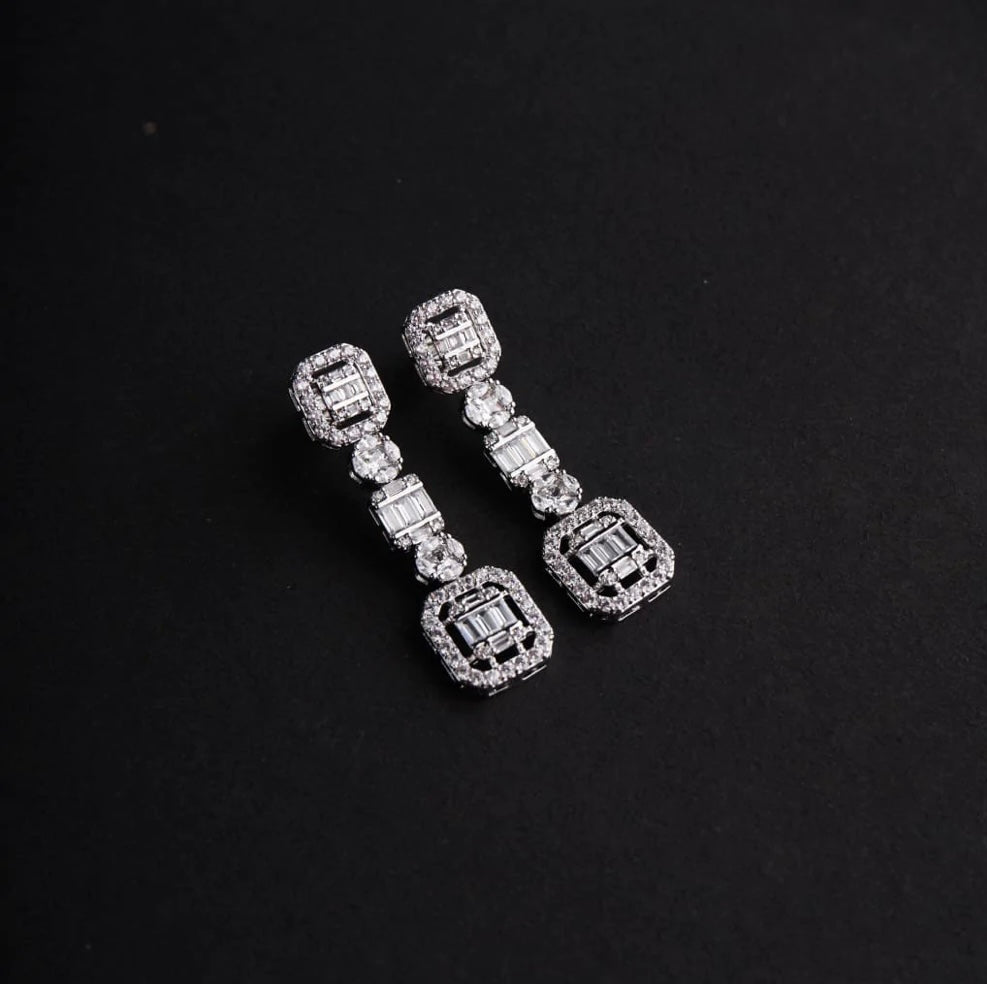 KIKA DIAMOND EARRINGS - House Of Shikha