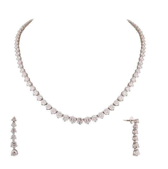 GRADUATING CLASSIC TENNIS NECKLACE