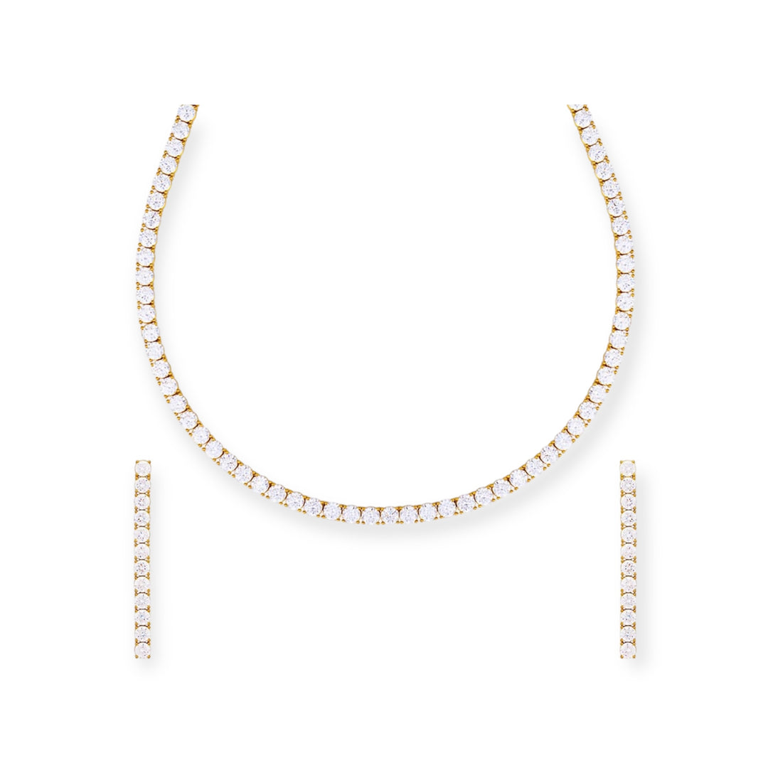 MATRIX TENNIS NECKLACE