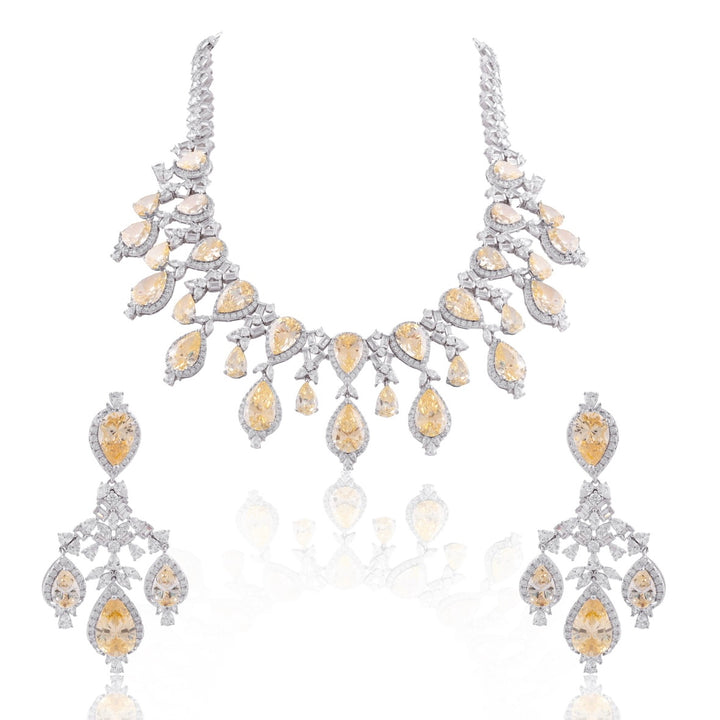 PREETIJ - CZ NECKLACE SET