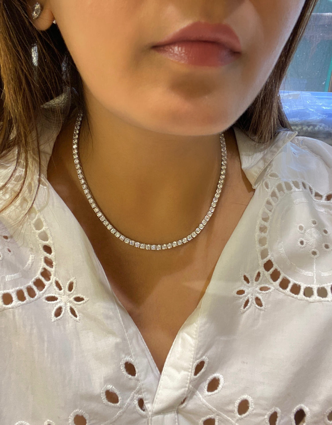 MATRIX TENNIS NECKLACE