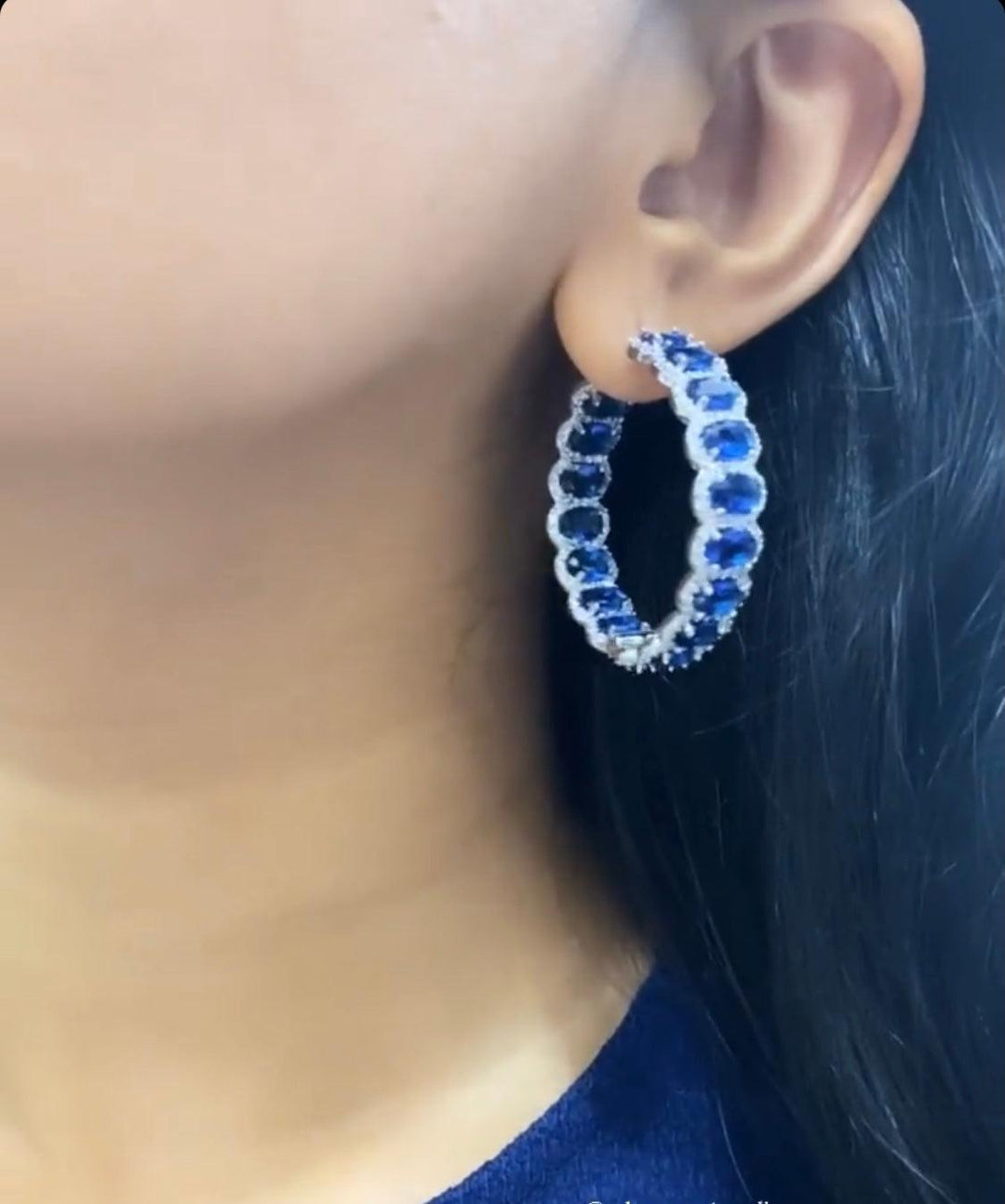 GINA - HOOP EARRINGS - House Of Shikha