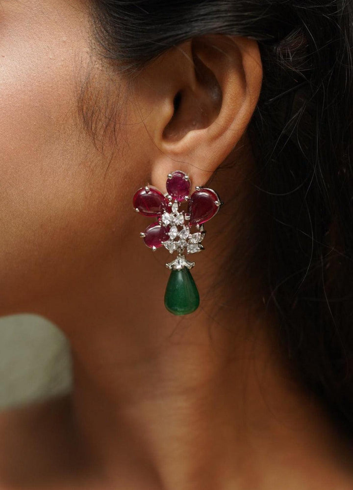 SELENE DROP EARRINGS - House Of Shikha