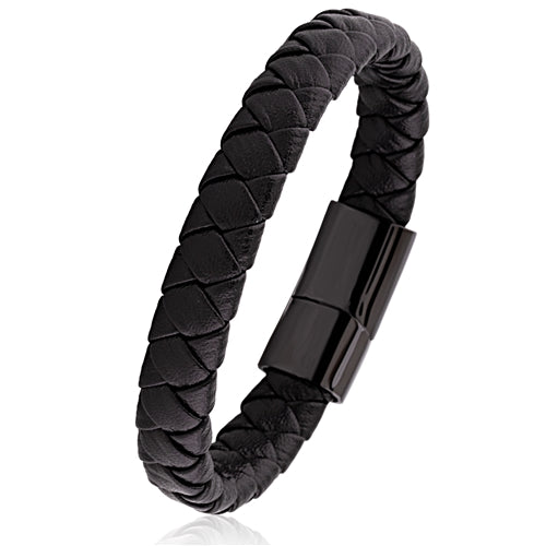 Daphne Black Braided Bracelet - House Of Shikha