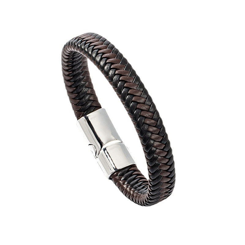 Daphne Braided Leather Band - House Of Shikha