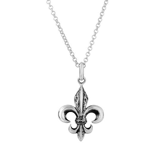 FLEUR DE LIS PENDANT CHAIN - House Of Shikha