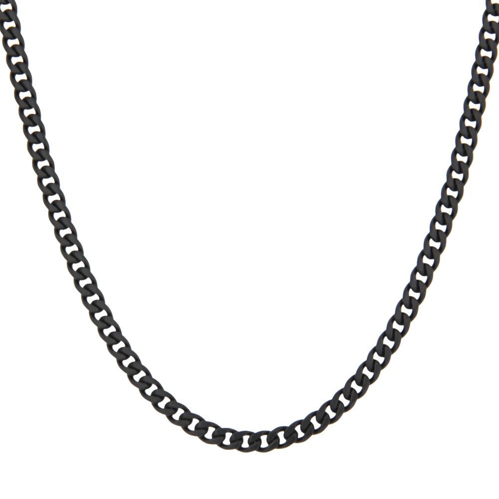 5MM BLACK CUBAN LINK CHAIN - House Of Shikha