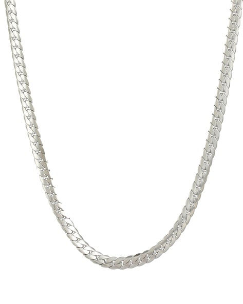 3MM FLAT SNAKE CHAIN FOR MEN - House Of Shikha