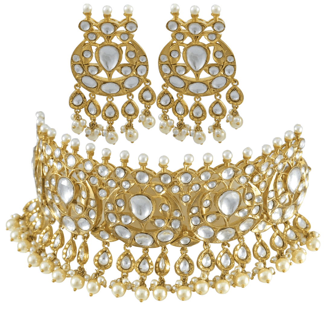 RAASHI KUNDAN & PEARL CHOKER - House Of Shikha