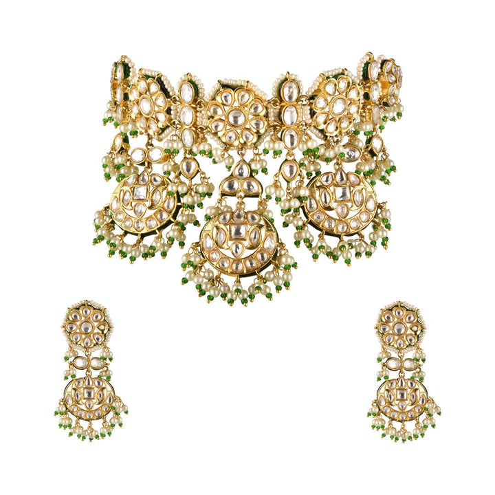 NADIA KUNDAN & PEARL CHOKER - House Of Shikha