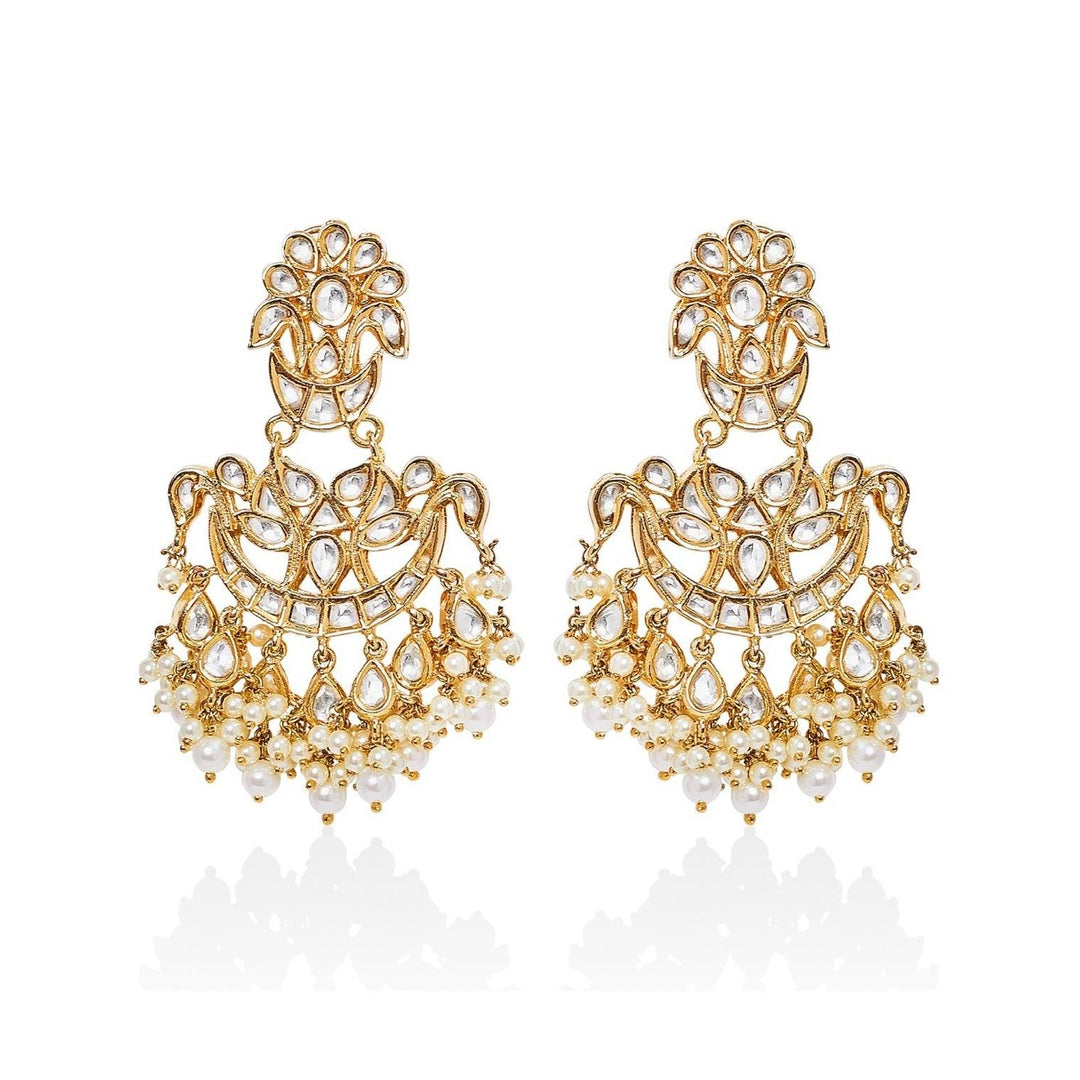 SAINA - CHANDBALI EARRINGS - House Of Shikha