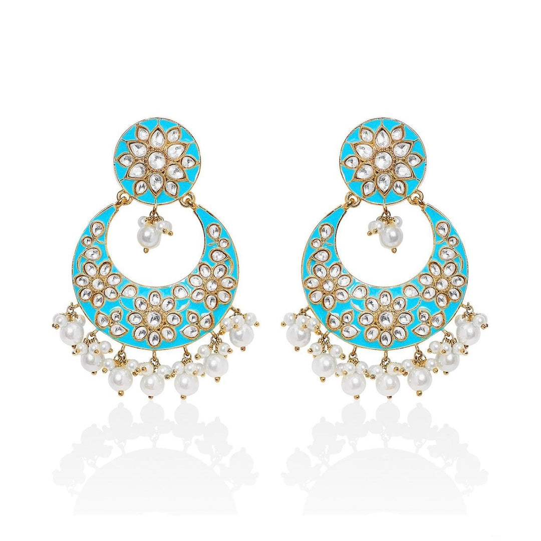 DAKSHA - CHANDBALI EARRINGS - House Of Shikha