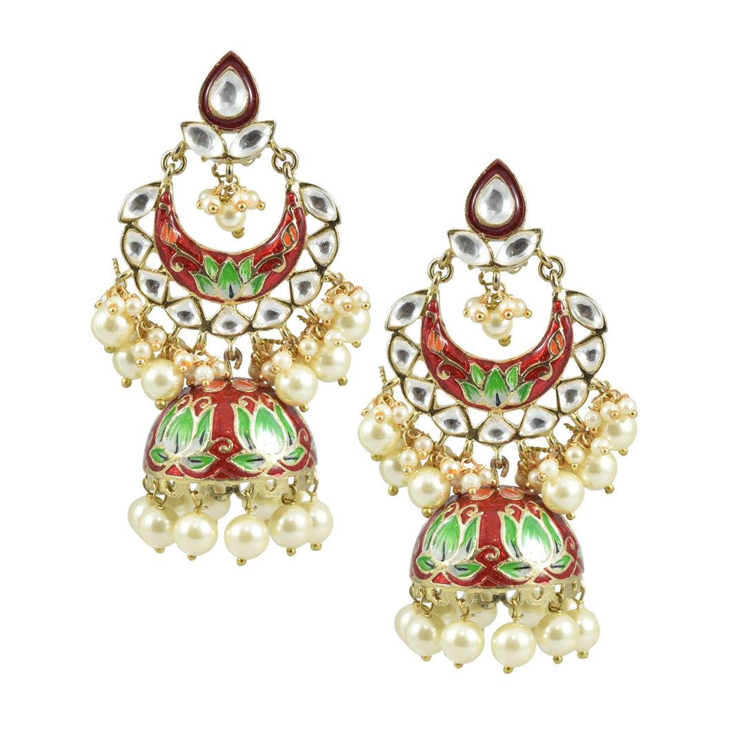 RICHZ - MEENAKARI JHUMKA - House Of Shikha