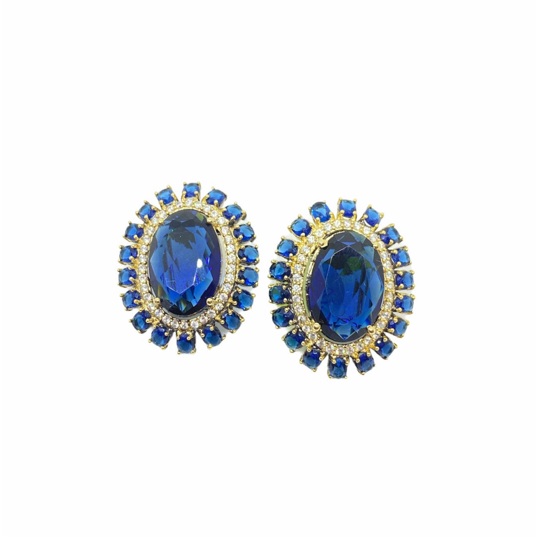 AISHA - STUD EARRINGS - House Of Shikha