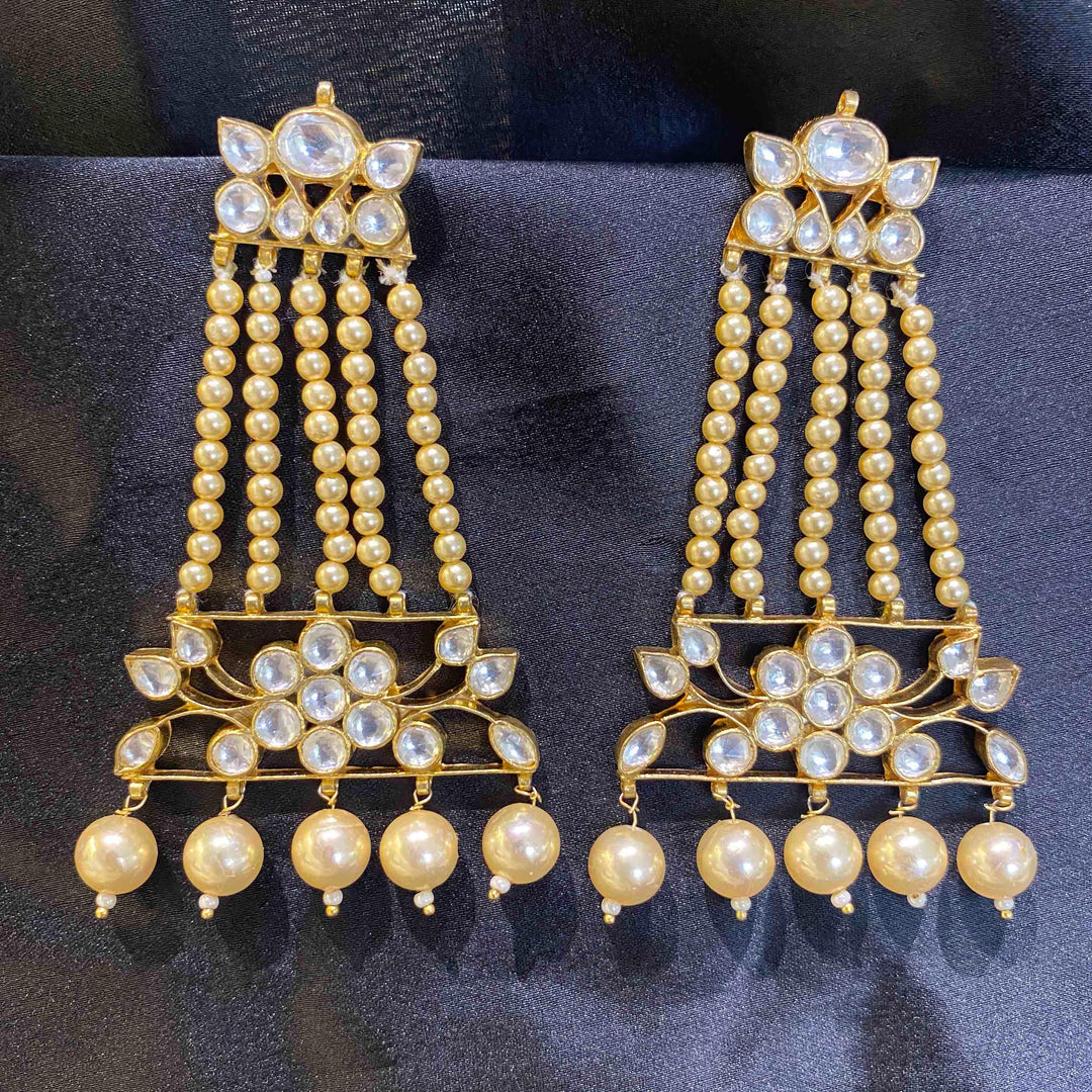 PASSA KUNDAN EARRINGS - House Of Shikha