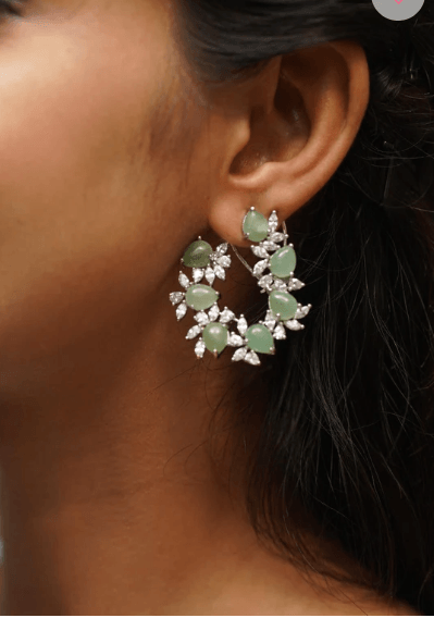 IREM - CZ EARRINGS - House Of Shikha